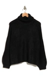Splendid Turtleneck Sweater In Black