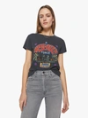 Mother The Boxy Goodie Goodie Tee In Black