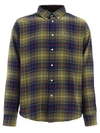 Barbour Fortrose Tartan Green Blue Shirt In Green