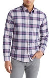 STONE ROSE DRY TOUCH® PLAID PERFORMANCE BUTTON-UP SHIRT