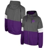 COLOSSEUM COLOSSEUM CHARCOAL KANSAS STATE WILDCATS MILES FULL-ZIP JACKET