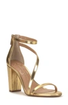 Jessica Simpson Sloyan Ankle Strap Sandal In Gold