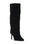 Jessica Simpson Brykia Knee High Boot In Black Suede