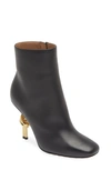 Bottega Veneta Knot Ankle Boot In Black
