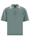 Kapital Zip Up Polo Shirts In Blue