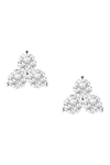 CZ BY KENNETH JAY LANE ROUND CUT CZ TRIO STUD EARRINGS