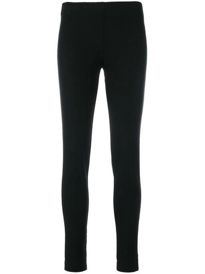 Joseph Gabardine Mid-rise Stretch-woven Leggings In Black