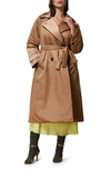 MARINA RINALDI BELTED WATER REPELLENT TRENCH COAT