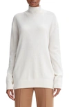 Vince Weekend Turtleneck Sweater In Off White