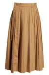 Sacai Beige Carhartt Wip Edition Midi Skirt In Beige