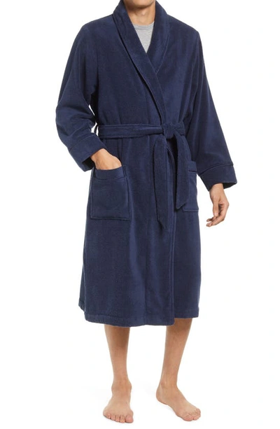 Nordstrom Hydrocotton Robe In Navy Peacoat