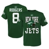 OUTERSTUFF YOUTH AARON RODGERS GREEN NEW YORK JETS HELMET T-SHIRT