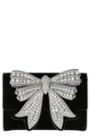 Kurt Geiger Shoreditch Bow Convertible Wallet On A Chain In Black