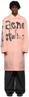 ACNE STUDIOS PINK PACKABLE COAT