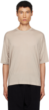 The Row Taupe Dlomu T-shirt In Taupe