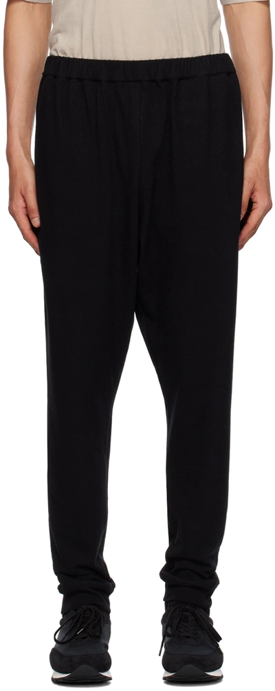 The Row Black Terr Trousers