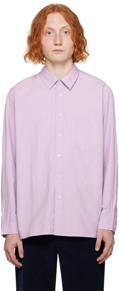 Pottery Purple Comfort Shirt In Lf Linen Flower