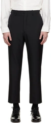 POTTERY BLACK TAPERED TROUSERS