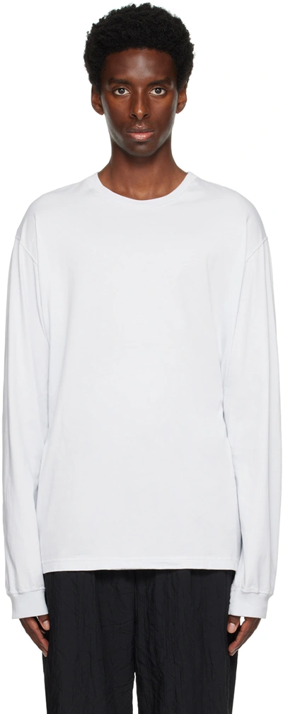 Vein Gray Vessel Long Sleeve T-shirt In L.gray
