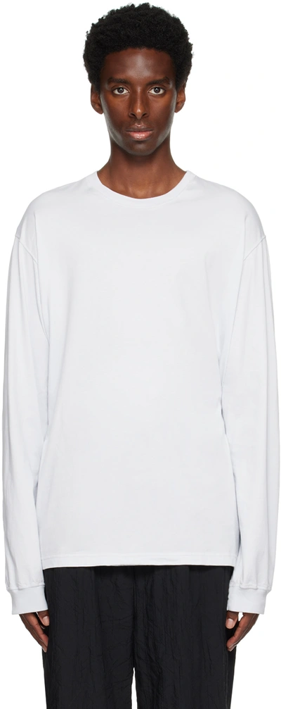 Vein Grey Vessel Long Sleeve T-shirt In L.gray