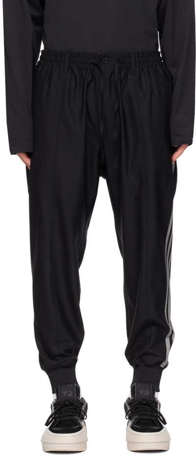 Y-3 Black 3-stripes Lounge Pants