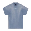 Balenciaga Back Medium Fit T-shirt In Faded_blue_white