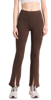 Alo Yoga Airbrush High Waist 7/8 Flutter Leggings Espresso In Espresso
