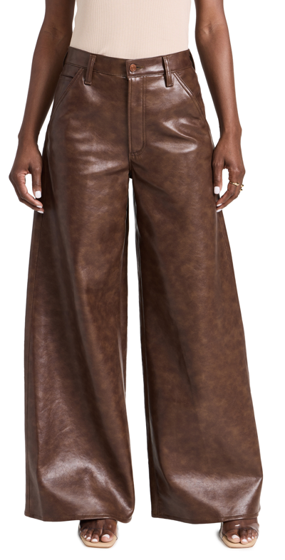 Agolde Dale Trousers In Brown