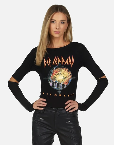 Lauren Moshi X Amora X Def Leppard Pyromania In Black