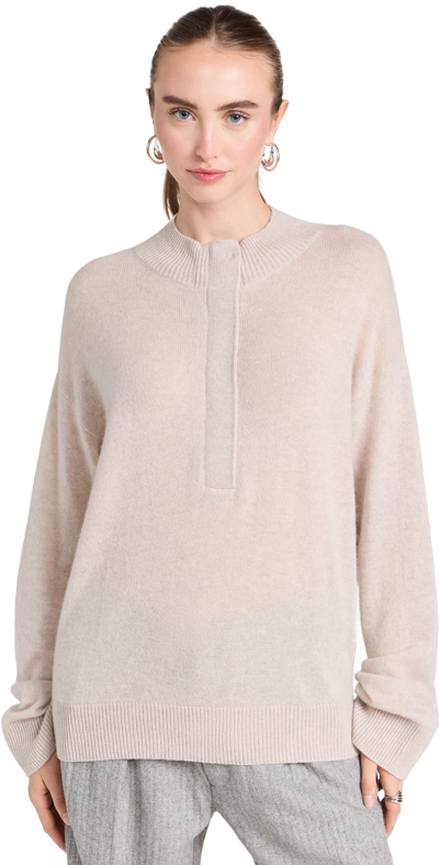 Le Kasha Croatia Cashmere Sweater In Light Beige