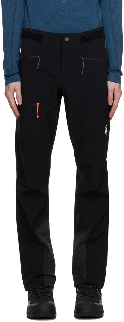 Mammut Black Taiss Guide So Track Pants In 0001 Black