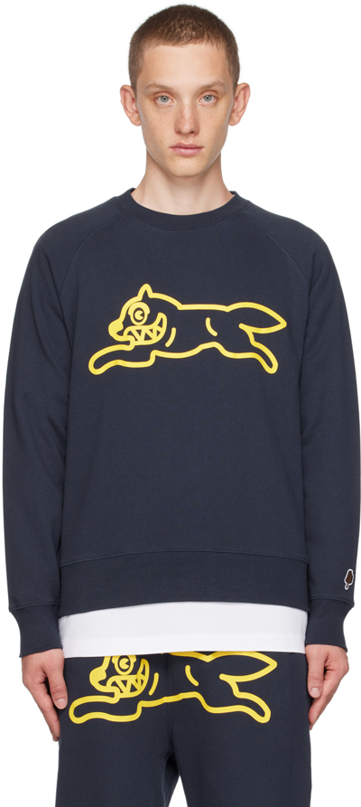Icecream Navy Running Dog Sweatshirt
