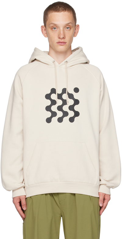 Manors Golf Beige Eighteen Hoodie In Sand