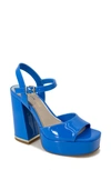 Kenneth Cole New York Women's Dolly Platform Sandals In Blue Patent