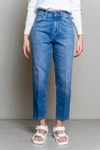 Don The Fuller Manila Jeans With Five Pockets And Zip-button Closure In Regular Fit In Blue