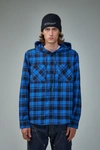 Off-white Oversized Check Pattern Paint Detail Overshirt