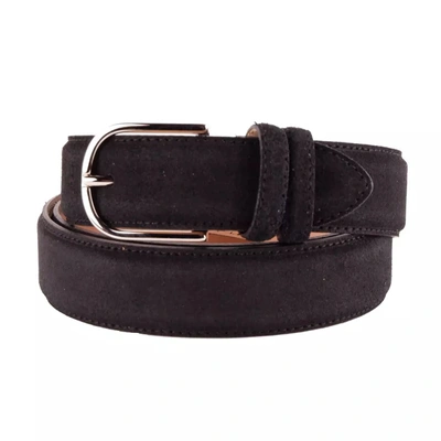 Made In Italy Black Calfskin Belt