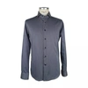 MADE IN ITALY MADE IN ITALY BLACK COTTON MEN'S SHIRT