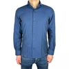 MADE IN ITALY MADE IN ITALY BLUE COTTON MEN'S SHIRT