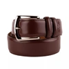 MADE IN ITALY MADE IN ITALY BROWN CALFSKIN MEN'S BELT