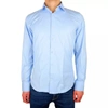 MADE IN ITALY MADE IN ITALY LIGHT BLUE COTTON MEN'S SHIRT