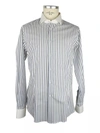MADE IN ITALY MADE IN ITALY WHITE COTTON MEN'S SHIRT