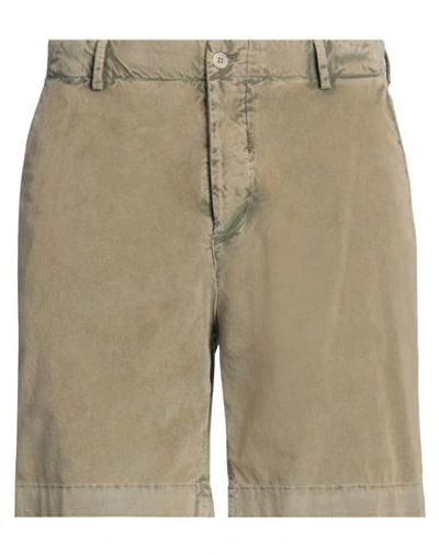 Boglioli Man Shorts & Bermuda Shorts Khaki Size 34 Cotton, Elastane In Beige