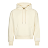 Ami Alexandre Mattiussi Logo Patch Hoodie In Cream