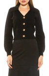 Alexia Admor Hazel Cardigan In Black