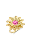 FUTURE FORTUNE 18K YELLOW GOLD WILD FLOWER RING