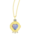 FUTURE FORTUNE 18K YELLOW GOLD LOVE POTION LOCKET NECKLACE