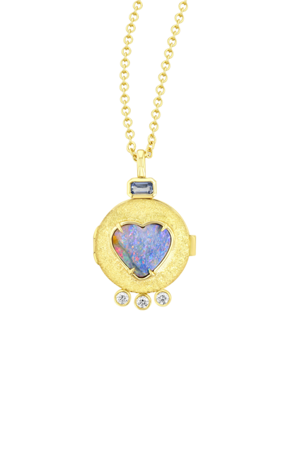Future Fortune 18k Yellow Gold Love Potion Locket Necklace