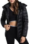 Lole Emeline Water Repellent 550 Fill Power Down Puffer Jacket In Black Beauty