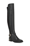Nine West Andone Over The Knee Boot In Black